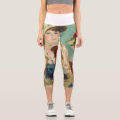 Mlle Charlotte Berthier von Pierre-Auguste Renoir Capri Leggings (Vorderseite)