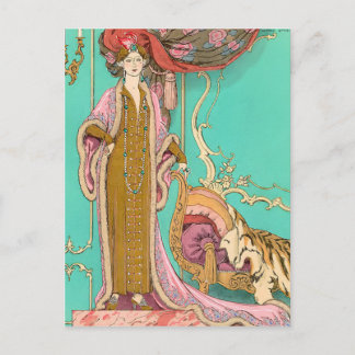 Mlle Marnac von George Barbier Postkarte
