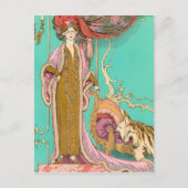 Mlle Marnac von George Barbier Postkarte (Vorderseite)