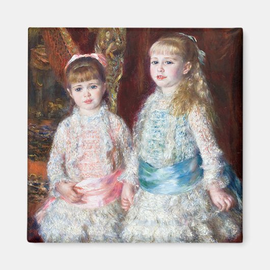 Mlles Cahen d'Anvers von Pierre-Auguste Renoir Magnet (Vorne)