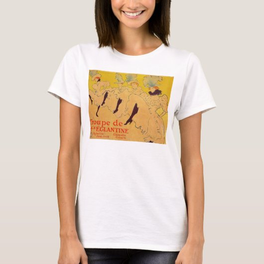 Mlles Eglantines 2 durch Toulouse-Lautrec T-Shirt (Vorderseite)