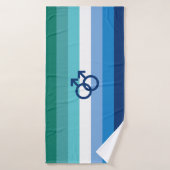 MLM Gay Male Pride Flag Badehandtuch (Badehandtuch)