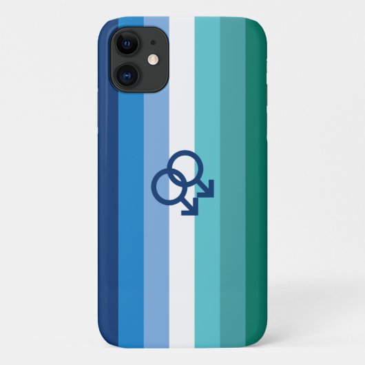 MLM Gay Male Pride Flag Case-Mate iPhone Hülle (Rückseite)