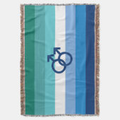 MLM Gay Male Pride Flag Decke (Vorderseite Vertikal)