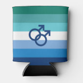 MLM Gay Male Pride Flag Dosenkühler (Vorderseite)