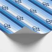 MLM Gay Male Pride Flag Geschenkpapier (Ecke)