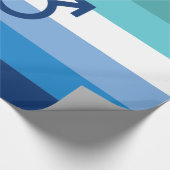 MLM Gay Male Pride Flag Geschenkpapier (Ecke)