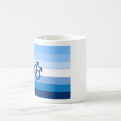 MLM Gay Male Pride Flag Kaffeetasse (Mittel)