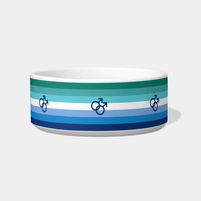 MLM Gay Male Pride Flag Napf (Vorderseite)
