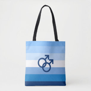 MLM Gay Male Pride Flag Tasche
