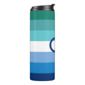 MLM Gay Male Pride Flag Thermosbecher (Nach links gedreht)