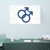 MLM Gay Men Gender Symbol Banner (Messeveranstaltung)