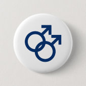 MLM Gay Men Gender Symbol Button (Vorderseite)
