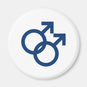 MLM Gay Men Gender Symbol Magnet