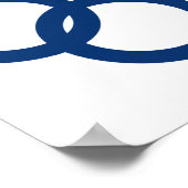 MLM Gay Men Gender Symbol Poster (Ecke)