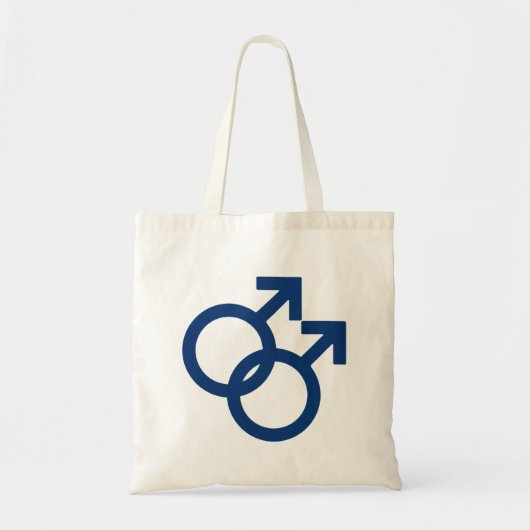 MLM Gay Men Gender Symbol Tragetasche (Vorne)