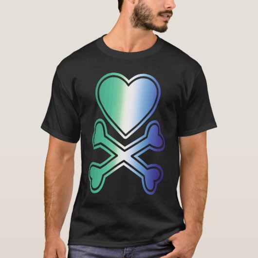 MLM Gay Men Loving Men LGBTQ Valentine's Day LGBT T-Shirt (Vorderseite)