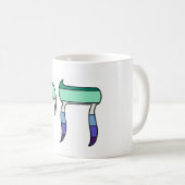 MLM Pride Flag Chai Kaffeetasse (VorderseiteRechts)