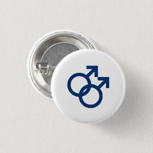 MLM-Schwule-Geschlechtssymbol Button