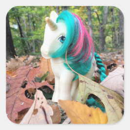 MLP Gusty in Autumn Leaves Quadratischer Aufkleber