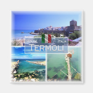MLS001 TERMOLI, Mosaik, Molise, Italien, Kühlschra Magnet