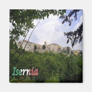 MLS015 ISERNIA, Glimpse, Molise, Italien, Kühlschr Magnet