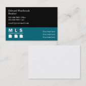 MLS Agent Real Anwesen Theme Visitenkarte (Vorne/Hinten)