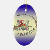 MLS NICE UND PRECISE MEDICAL LABORY WISSENSCHAFTLE KERAMIKORNAMENT (Rechts)