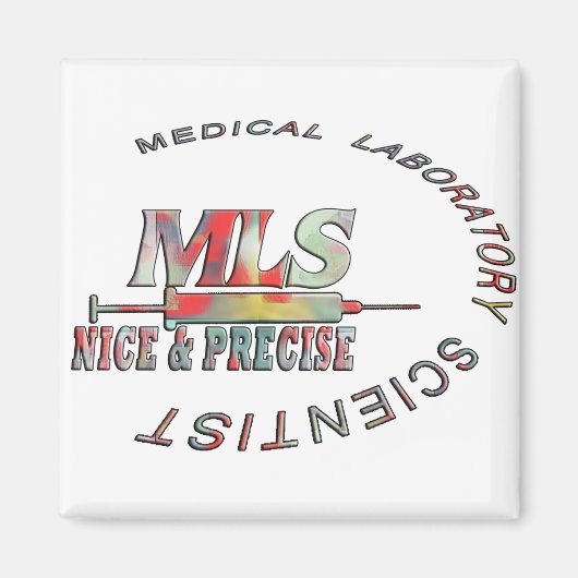 MLS NICE UND PRECISE MEDICAL LABORY WISSENSCHAFTLE MAGNET (Vorne)