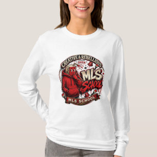 MLS School Grafik Langarmshirt T-Shirt