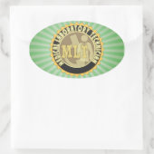 MLT ABZEICHEN MEDICAL LABORATORY TECHNICIAN OVALER AUFKLEBER (Tasche)