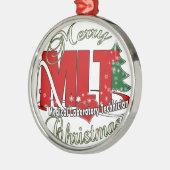 MLT CHRISTMAS MEDICAL LABORTECH SILBERNES ORNAMENT (Links)