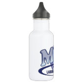 MLT FunBlue LOGO - MEDICAL LABORY TECHNICIAN Trinkflasche (Links)