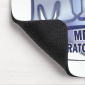 MLT FunBlue LOGO - MEDIZINISCHES LABORtechniker Mousepad (Ecke)
