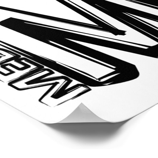 MLT GRUNGE TEXT MEDICAL LABORATORY TECHNICIAN POSTER (Ecke)