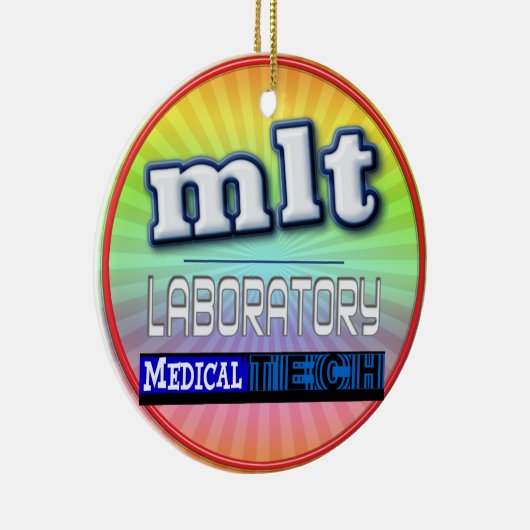 MLT LOGO - LABOR MEDIZINISCHE TECHNIK KERAMIKORNAMENT (Rechts)