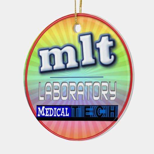 MLT LOGO - LABOR MEDIZINISCHE TECHNIK KERAMIKORNAMENT (Links)