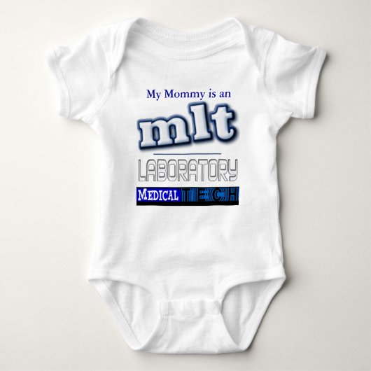 MLT LOGO - LABORmedizinische TECHNOLOGIE Baby Strampler (Vorderseite)