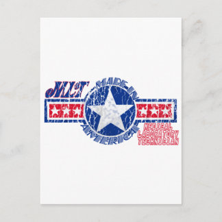 MLT made in AMERICA - MEDICAL LABORTECH Postkarte