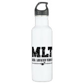 MLT Medical Laboratories Technician Science Labrad Edelstahlflasche (Vorderseite)