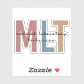 MLT Medizinischer Labortechniker Medizinischer Lab Aufkleber (Blatt)