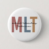 MLT Medizinischer Labortechniker Medizinischer Lab Button (Vorderseite)