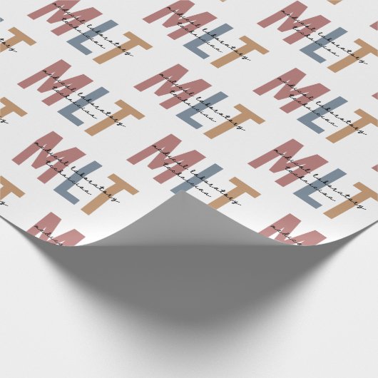 MLT Medizinischer Labortechniker Medizinischer Lab Geschenkpapier (Ecke)