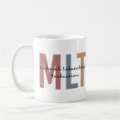 MLT Medizinischer Labortechniker Medizinischer Lab Kaffeetasse (Links)