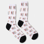 MLT Medizinischer Labortechniker Medizinischer Lab Socken (Rechts)