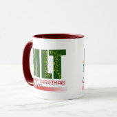 MLT MERRY CHRISTMAS - MEDICAL LABRADOR TECH TASSE (Vorderseite Links)