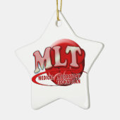 MLT RBC MEDICAL LABORATORY TECH BLOOD CELLS LOGO KERAMIK ORNAMENT (Links)