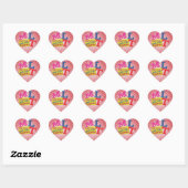 MLT WHIMSICAL FUN ACRONYM LETTERS LABOR Herz-Aufkleber (Blatt)