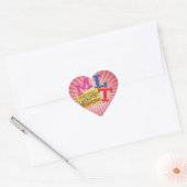 MLT WHIMSICAL FUN ACRONYM LETTERS LABOR Herz-Aufkleber (Umschlag)