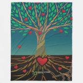 MLTS Compassion Tree Fleece Blanket groß (Vorderseite)